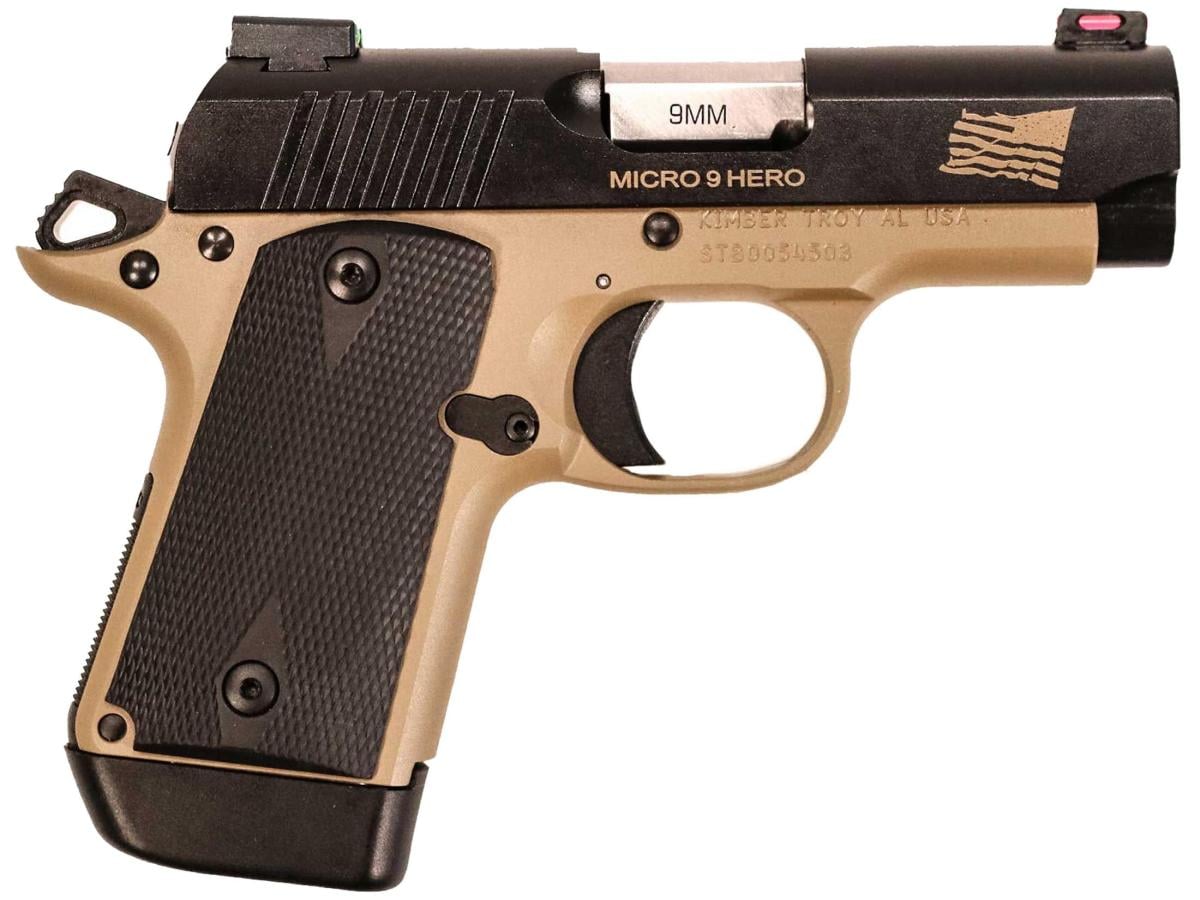 Kimber Micro 9 Hero Custom 3300243 9mm 7 3.15"