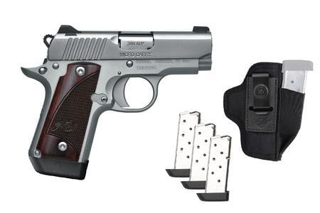 Kimber Micro Stainless 3700677 380 ACP 7 2.75"