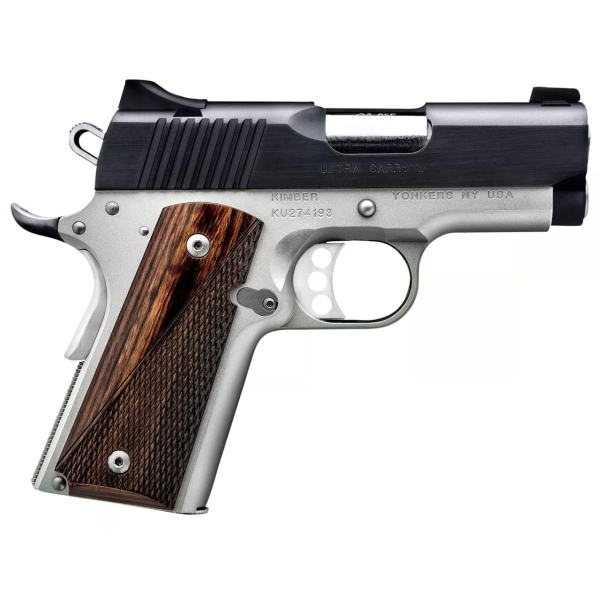 Kimber Ultra Carry II Stainless / Black 3200321 45 ACP 7 Rnd 3 in