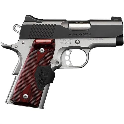 Kimber Ultra Carry II Two-Tone Laser Grips 3200392 9mm 7 Rnd 3 in