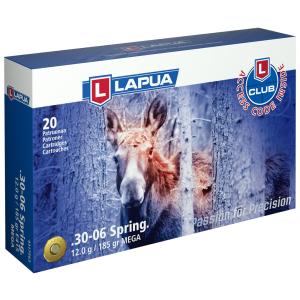 Lapua.30-06 Springfield Ammunition 123 Grain FMJ 2935 fps [FC-6418267101738]