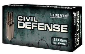 Liberty Ammunition Civil Defense Lead-Free Rifle Ammo - .223 Remington