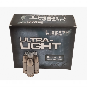 Liberty Ammunition Liberty Ammunition LAUL9052 Ultra-Light 9mm Luger +P 50 gr 2040 fps Lead-Free Fragmenting Hollow Point (LFFHP)