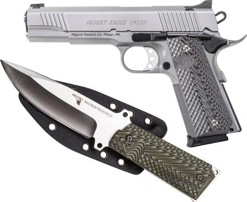 Magnum Research Desert Eagle 1911 Government W/Knife DE1911GSSK 45 ACP 8 5"