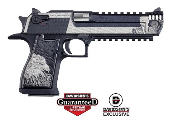 Magnum Research Desert Eagle Mark XIX Trump Promise, Exclusive DE50TPR 50 AE 7+1 6 Chrome Lined