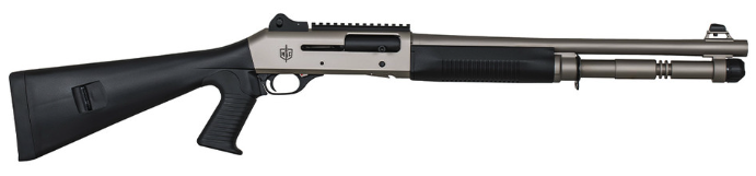 Military Armament Corporation MAC 1014 Marine Nickel 21000153 12 Gauge 5+1 18.5"