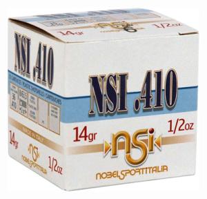 NOBELSPORT NSI HUNTING 410 GA 1/2OZ #7.5 2 1/2" Shotshell Ammunition 25rds