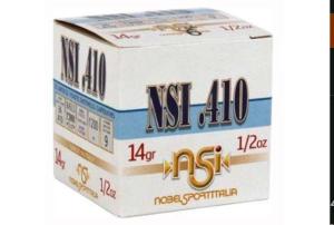 NobelSport Target Skeet .410 Gauge 2-1/2" #9 Lead 1/2 Ounce 25 Round Box