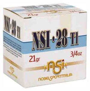 Nobel NSI 28T1 Shotshell 28 ga 2-3/4" 3/4 oz 1300 fps #7.5 25/ct