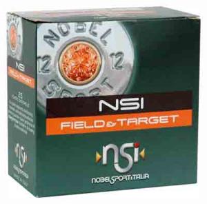 Nobel Sport Field & Target Shotshells 12 ga 2-3/4" 1-1/8 oz 1255 fps #8 25/ct