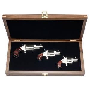 North American Arms North American Arms 3-Gun Collector Set Deluxe NAA-SDLX-SET 22 Short, 22 LR, 22 WMR 5
