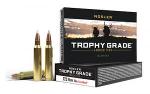 Nosler Ammo Trophy Grade-223 Rem 70g AB SP (20ct)