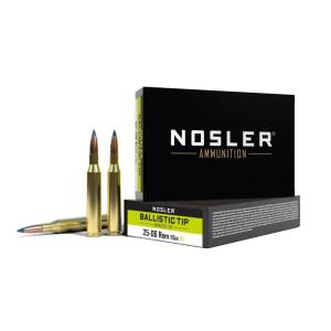 Nosler Ammunition .25-06 Remington 115 Grain Ballistic Tip Brass Cased Centerfire 20 Rounds