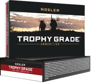 Nosler TGA Trophy Grade Ammunition 300 RUM 200g AccuBond Spitzer Brass Cased Centerfire Rifle Ammo, 20 Rounds, 60165 60165