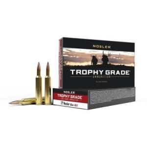 Nosler Trophy Grade .27 Nosler 165 Grain AccuBond Long Range Brass Cased Centerfire Rifle Ammo 20 Rounds 61237