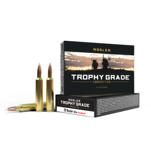 Nosler Trophy Grade 28 Nosler 160 gr 3300 fps Nosler AccuBond 60035 Single Box - 20 Rounds