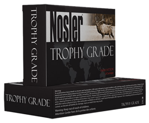Nosler Trophy Grade Rifle Ammunition .375 H&H 300 gr AB 2400 fps - 20/box