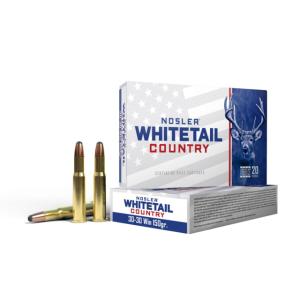 Nosler Whitetail Country Rifle Ammo 30-30 Winchester 150 gr. SB RN 20 rd.