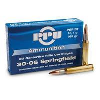 PPU, .30-06 Springfield, PSP-BT, 165 Grain, 20 Rounds