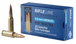 PPU 6.5 Grendel, 120gr, Hollow Point Boat-Tail, 20rd Box