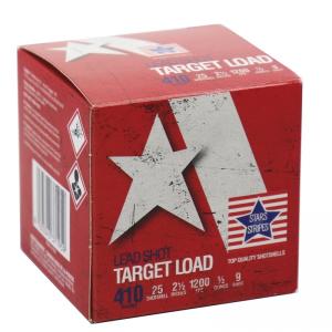 PPU Stars and Stripes Target Loads 410 Gauge Ammo 2-1/2' 1/2 oz #9 Shot 25rd Box