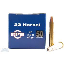 PRVI Partizan 22 Hornet 45gr. SP Ammunition 50ct - PP2.0