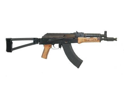 Palmetto State Armory AK-P Nutmeg Wood Triangle Side Folding Pistol with Cheese Grater Upper Handguard 5165490607 7.62x39mm Magpul PMAG AK/AKM 30 Round Magazine (1); Where Allowed by Law 10.5"