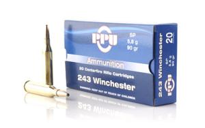 Prvi Partizan Ammunition 243 Winchester 90 Grain Soft Point Box of 20