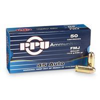 Prvi Partizan Pistol 45 ACP 230Gr Full Metal Jacket 50 500 PP-R4.3