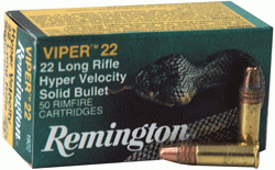 Remington .22 Viper Rimfire Ammunition .22 LR 36 gr TCSB 1410 fps 50/ct