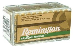 Remington Magnum Rimfire Ammunition .22 WMR 40 gr JHP 1910 fps 50/ct