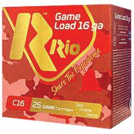 Rio Ammunition SUB-GA LEAD 16GA 2-3/4IN 8 25/BX