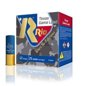 Rio Outdoors Corp Texas Game Load 12 Gauge 2-3/4" #8 1-1/4 oz 25rds Shotshell - High-Performance Hunting Ammo - TGHV368TX