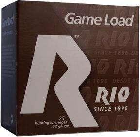 Rio Top Game HV Shotshells 12 ga 2 3/4" 3 3/4 dr 1 1/4 oz #4 1330 fps 25/ct