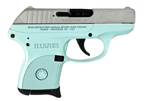 Ruger LCP Tiffany Frame Silver Slide UR3701TFCSS 380 ACP 6 2.75"