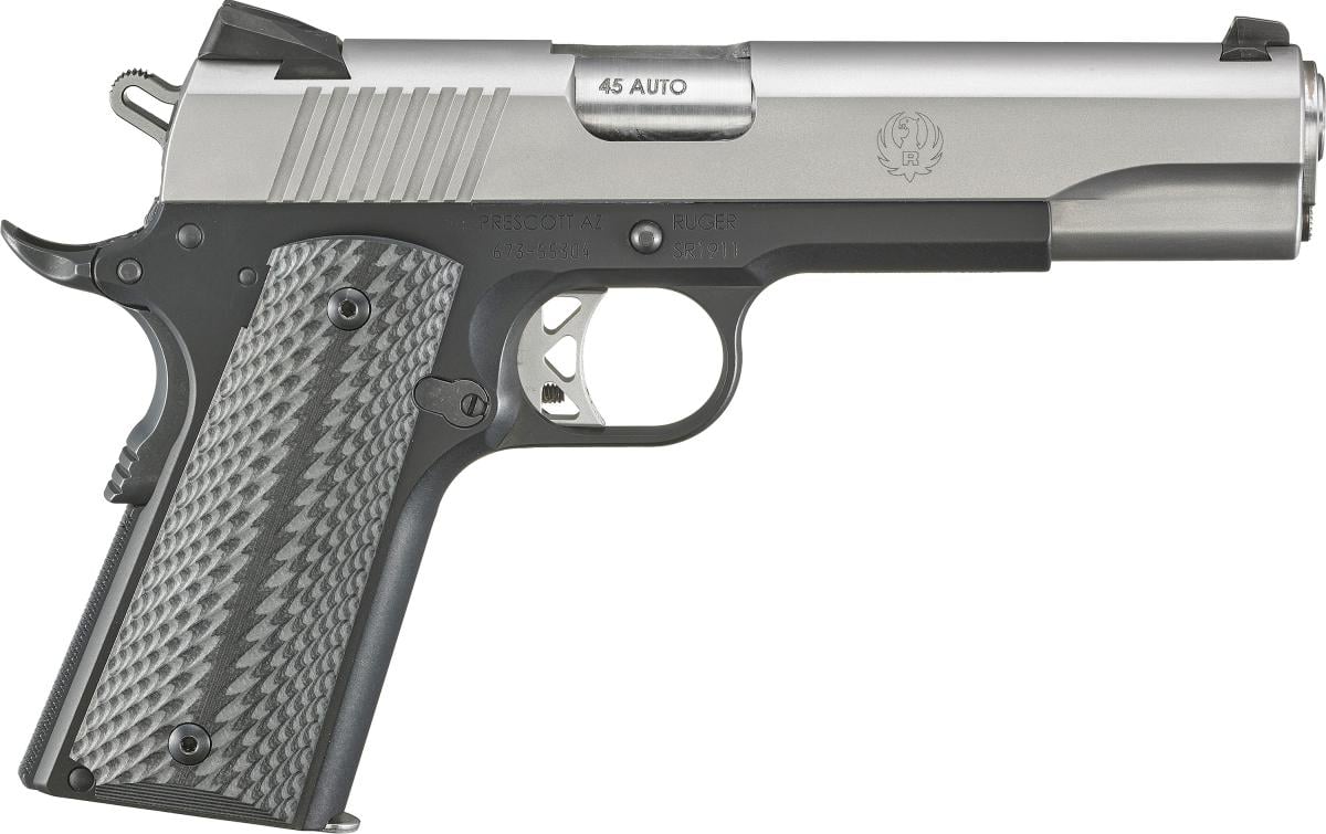 Ruger SR1911 Stainless 6792 45 ACP 8 5"