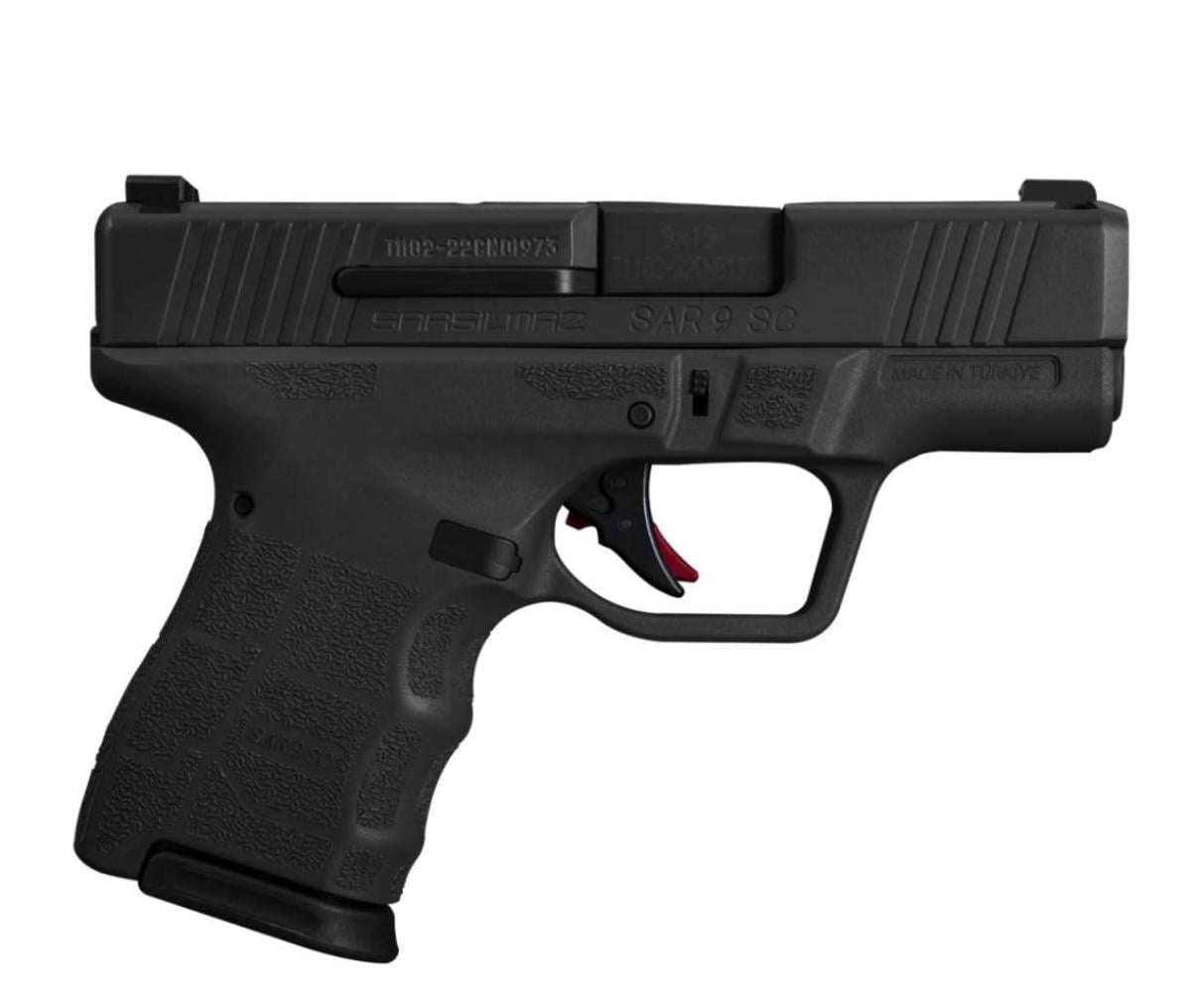 SAR USA SAR9 Subcompact SAR9SCBL 9mm 12 3.3"