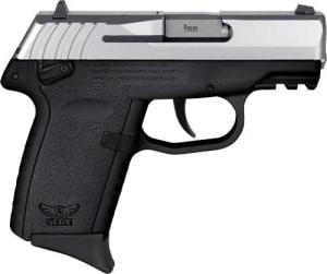 SCCY Industries CPX-1 Gen 3 Stainless CPX-1TTBKG3 9mm 10 + 1 3.1 in