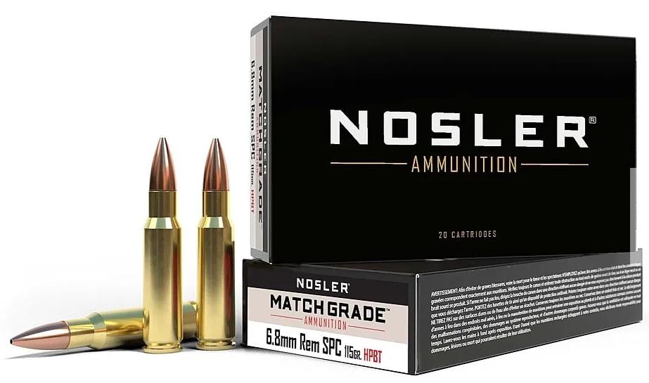 SSA, 6.8MM Remington SPC, Custom Competition, 115 Grain, 20 Rounds