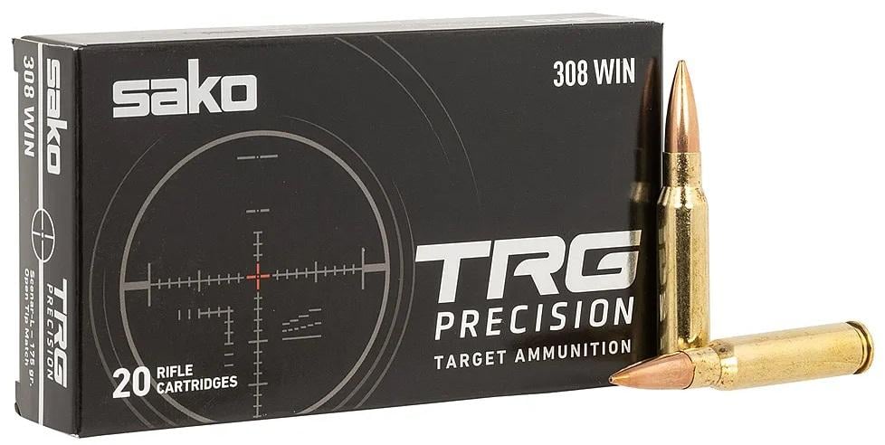 Sako Open Tip Match .308 Win 175 gr 20rds Rifle Ammo for Superior Accuracy Open Tip and Competitive Shooters - JASTRG308W175B