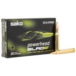 Sako Powerhead Blade .30-06 Springfield 170 gr LFBT 20rds Rifle Ammo for Eco-Friendly Ballistic Performance - JASPHB3006170B