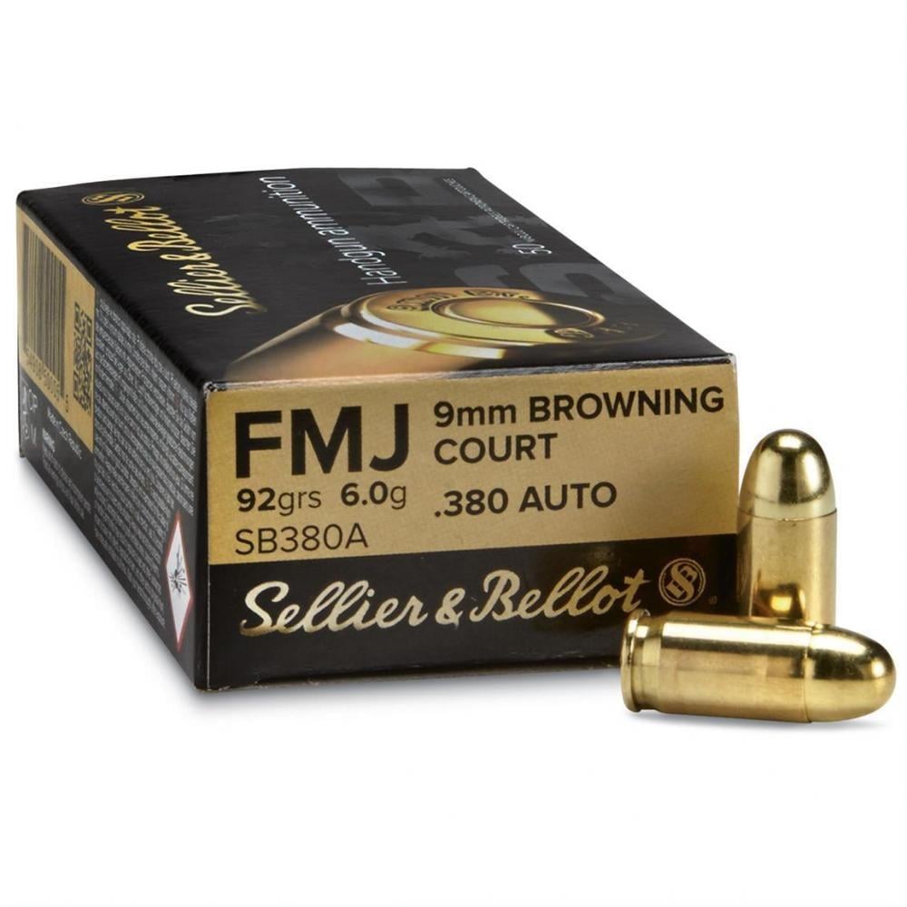 Sellier & Bellot Pistol & Revolver Ammo .25 Auto 50 gr FMJ 50/Box