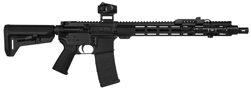 Shark Coast Tactical "Midnight" Package w/Vortex Crossfire Optic, Streamlight ProTac Light, & Range Bag SCT15-3552 223/5.56 30+1 16"