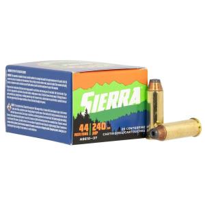 Sierra Sports Master Handgun Ammunition .44 Rem Mag 240gr JHP 20/ct