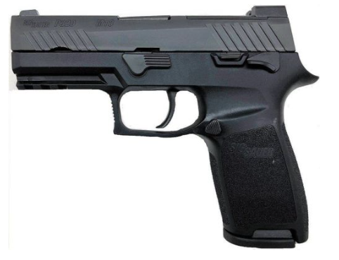 Sig Sauer P320 M18 Law Enforcement W320CA-9-M18-MS-BLK 9mm 21 3.9"