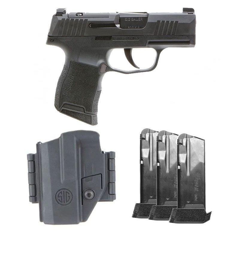 Sig Sauer P365 Tac Pac Black X-Ray 365-9-BXR3P-TACPAC 9mm 12 3.1"