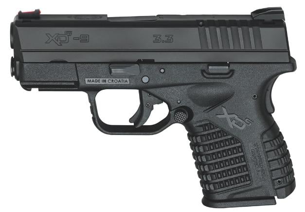 Springfield XDS 3.3" Single Stack Black XDS9339B 9mm 7+1 3.3"