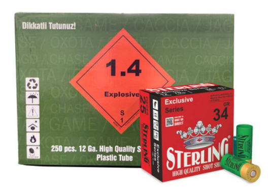 Sterling Ammo 12 Gauge #6 Shot 2-3/4" 1-3/16 Oz 250 Rounds