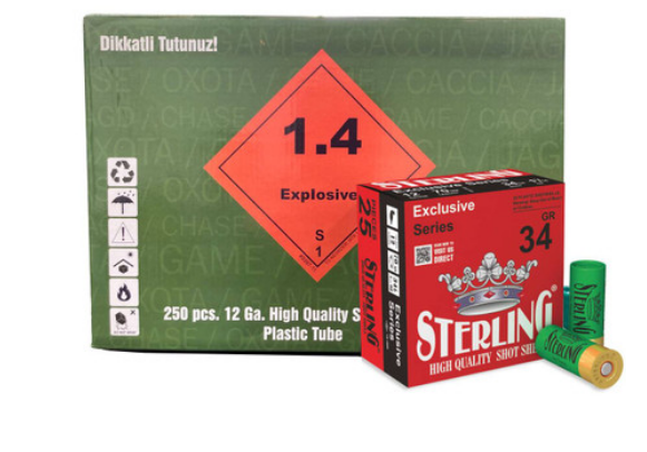 Sterling Ammo 12 Gauge #7 Birdshot 1-3/16 Oz 250 Rounds