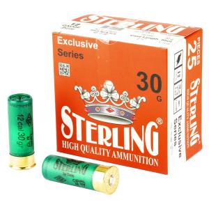 Sterling Exclusive 12 Gauge 2-3/4" #8 Bird 1-1/6 oz 25rds Shotshell - Precision Birdshot for Upland Game - 8698779950644
